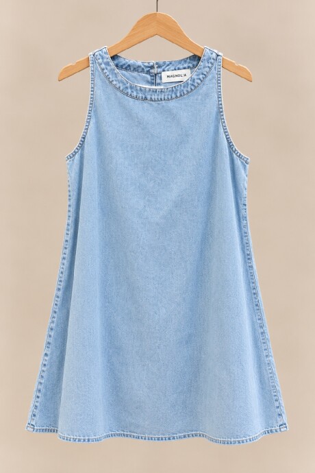Vestido Veri Denim Celeste