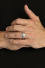 Twojeys Oval Ring Plata Plata