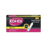 KOTEX TAMPONES MEDIO PAQ. X 20 UNIDADES única