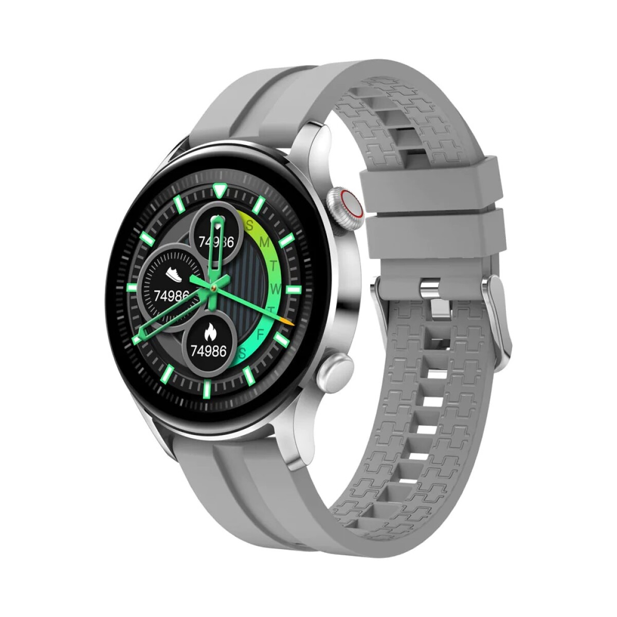 Reloj Smartwatch ARGOM C60 1.32' IPS Sumergible IP67 - Silver 