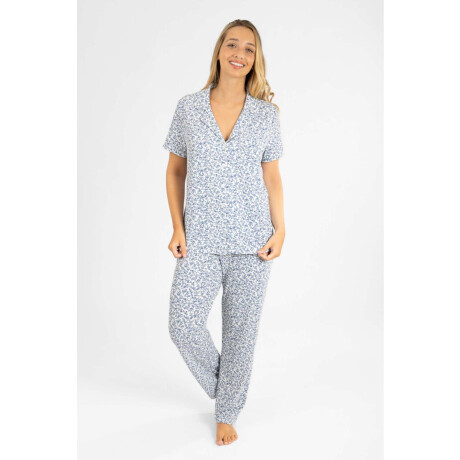 Pijama americano london mc Azul