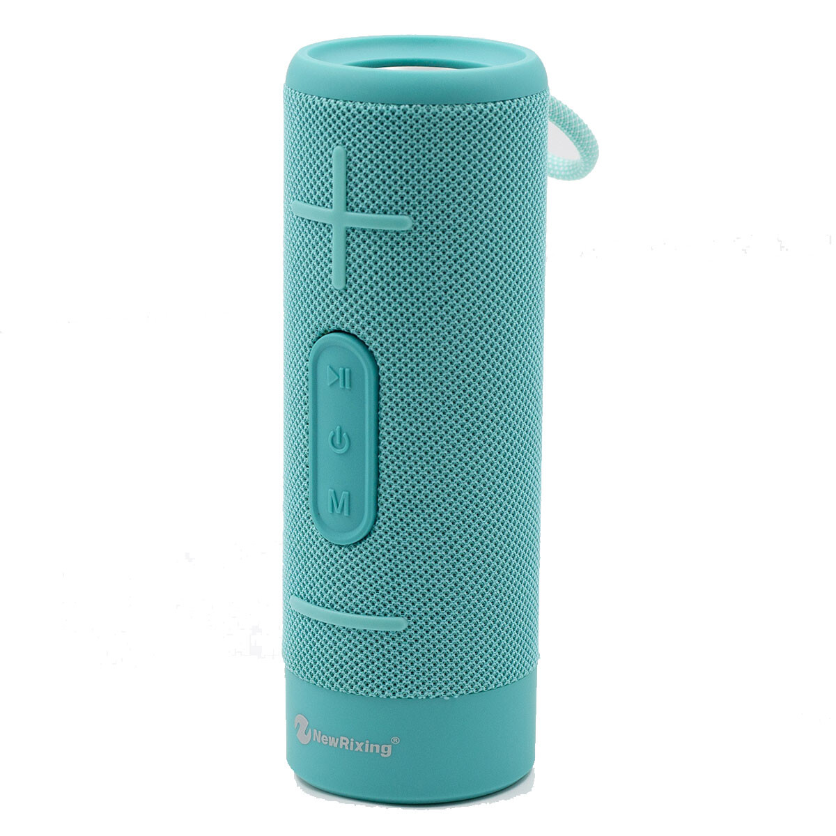 PARLANTE PORTATIL BLUETOOTH CILINDRO CON CORREA SIMIL FLIP VERDE 