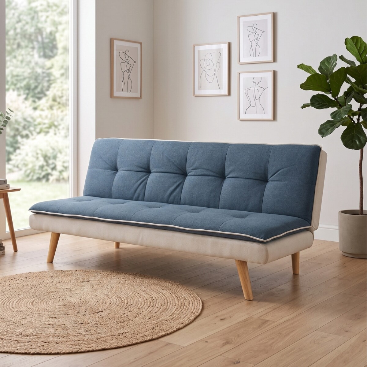 Sillon cama Ciro - Azul 