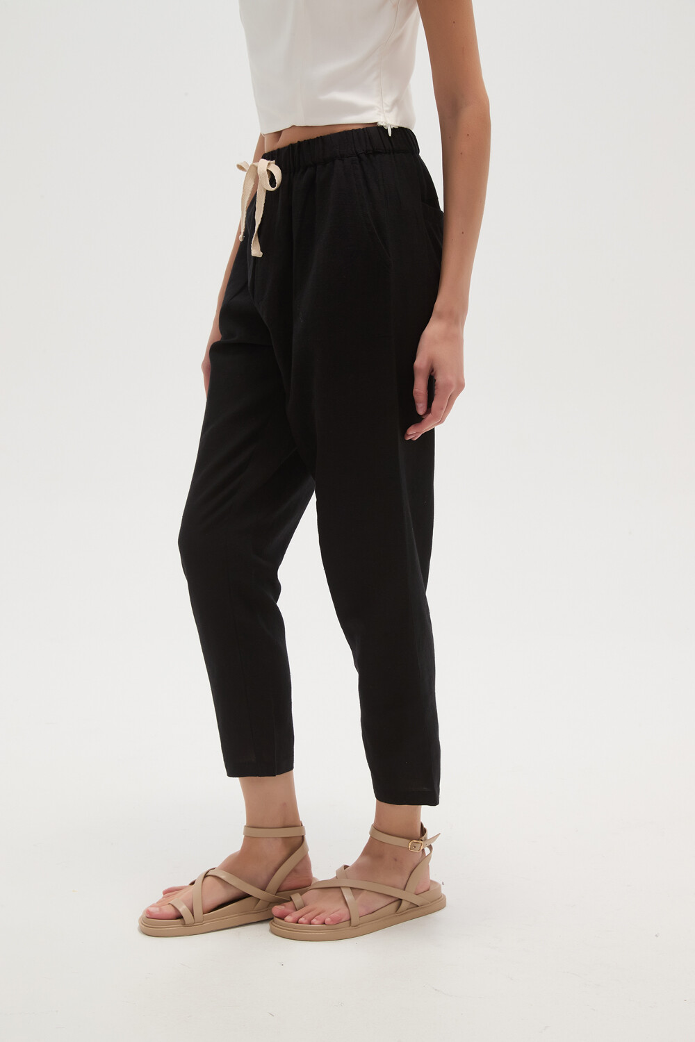 Pantalon Crispulo Negro