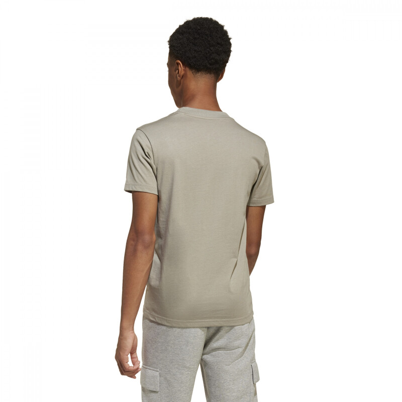 Remera Adidas J BL TEE 160 de Niños - JE1387 Beige-blanco