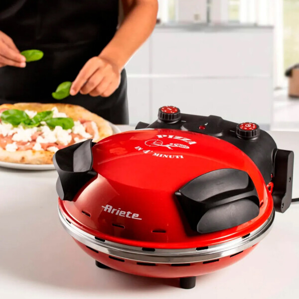Horno Eléctrico Para Pizza Ariete 909/10 32cm PIZZERIA ARIETE 909/10 ROJA 32CM