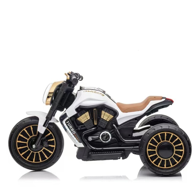 Moto a Bateria Bebesit Trueno 12V con Luces y Sonido Negro