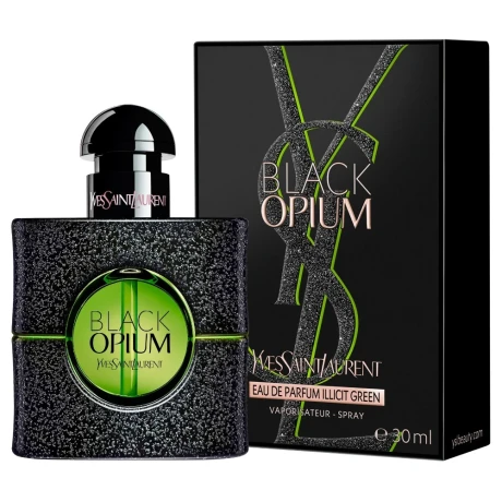 PERFUME BLACK OPIUM GREEN YVES SAINT LAURENT EDT 30 ML DAMA 001