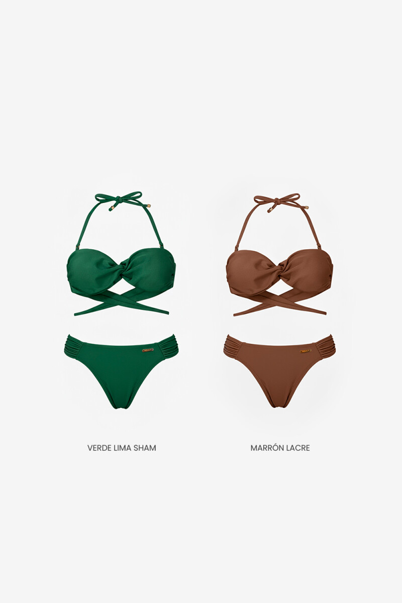 SET MYKONOS LISO MARRON LACRE