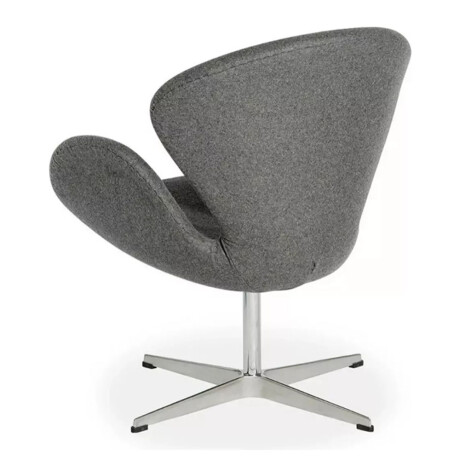 Silla Butaca Lyon Sillón Diseño Moderno Cómodo Hogar Oficina Gris