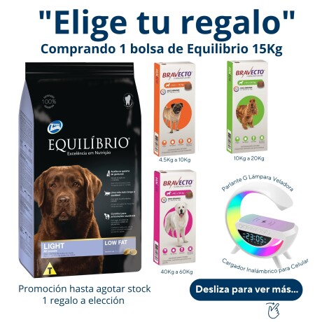 EQUILIBRIO PERRO ADULTO LIGHT 15 KG Equilibrio Perro Adulto Light 15 Kg