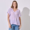 Blusa Botones LAVANDA