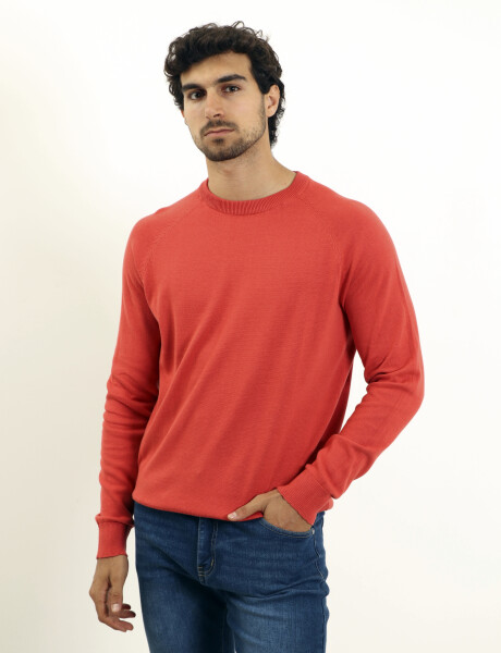 470450 SWEATER HARRINGTON LABEL Coral