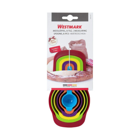 Tazas Medidoras Set 6 Unidades Coloridas Westmark Tazas Medidoras Set 6 Unidades Coloridas Westmark