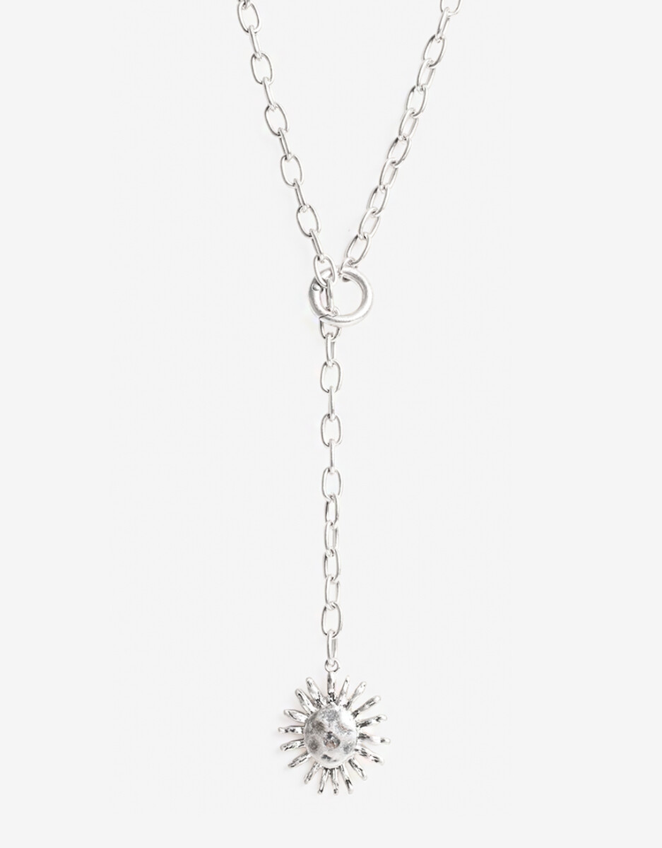 Collar Largo Sol Metal 
