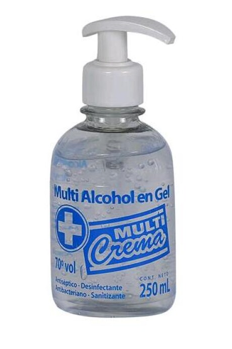 Alcohol en gel Multi Crema Tamaño x 250 ml