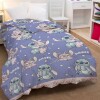 Acolchado Disney en Microfibra Infantil 1 Plaza Stitch lila