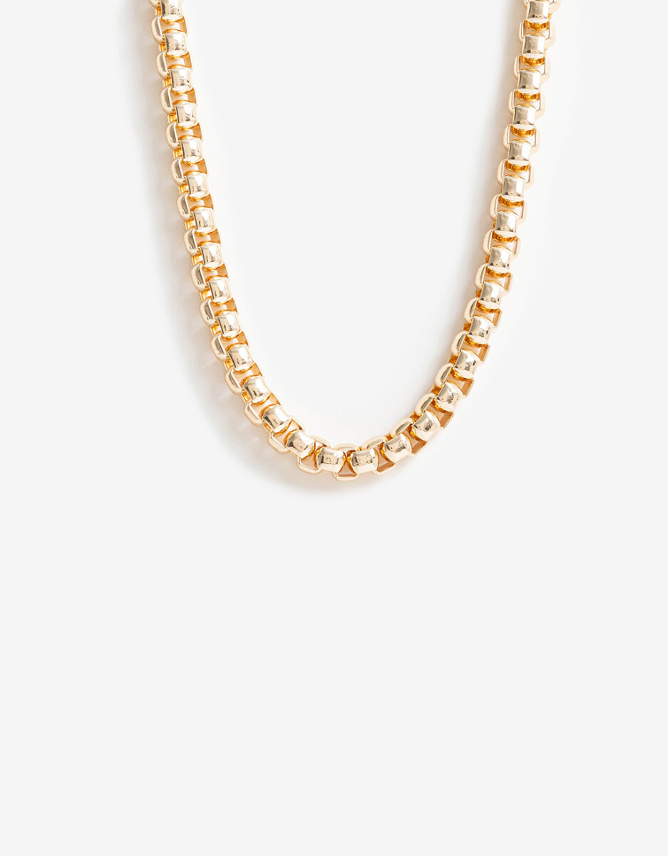 Collar Corto Metal Gold 