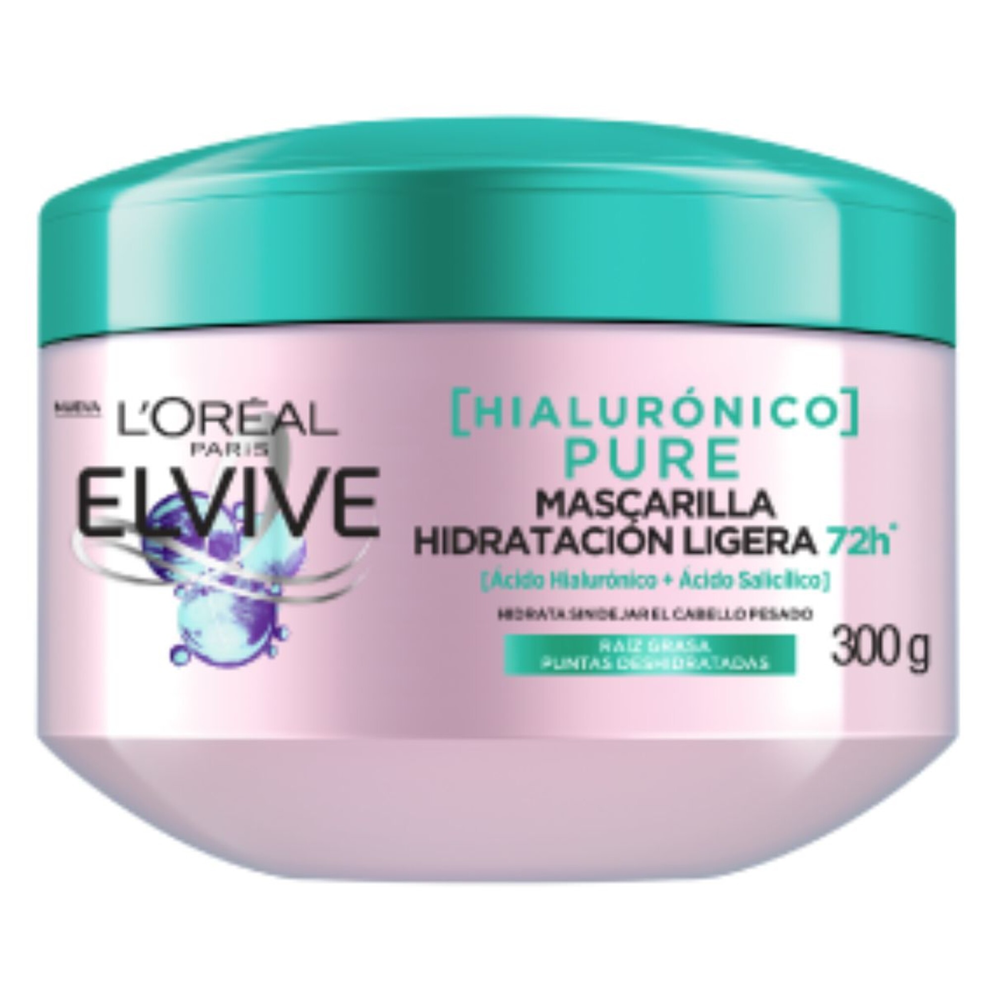 Máscara de Tratamiento Capilar L'Oréal Hialurónico Pure 300 GR