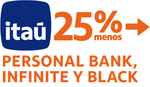 PROMO 25% Itau Vip