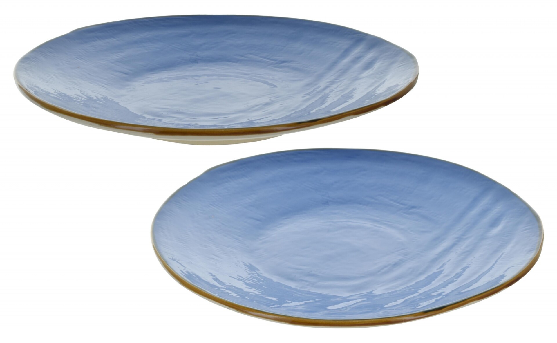 PLATO CERAMICA BORDE DORADO 27.6CM 