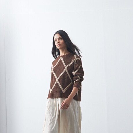 SWEATER LITAS Marrón oscuro