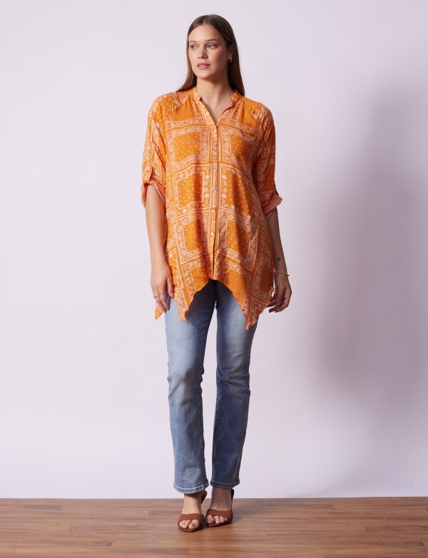 Blusa Picos ANARANJADO