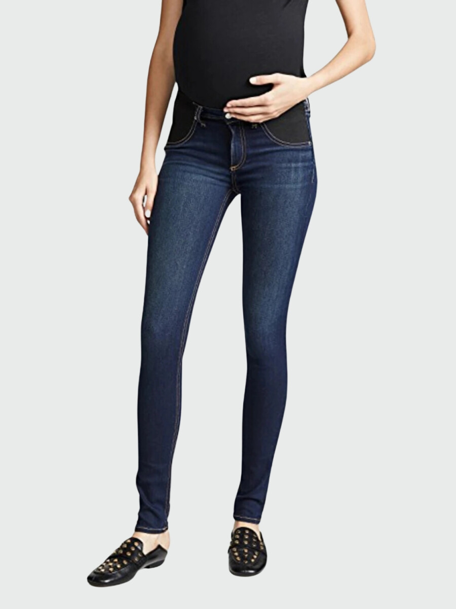 Jean skinny elastizado, Bedford Maternity - Azul 