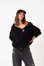 CARDIGAN CON CAPUCHA Negro