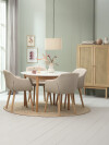Mesa de comedor MARSTRAND Ø110/110x200 bl Mesa de comedor MARSTRAND Ø110/110x200 bl