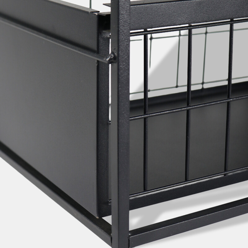 ORGANIZADOR METAL NEGRO C/2 BANDEJAS 40X29X39CM Unica