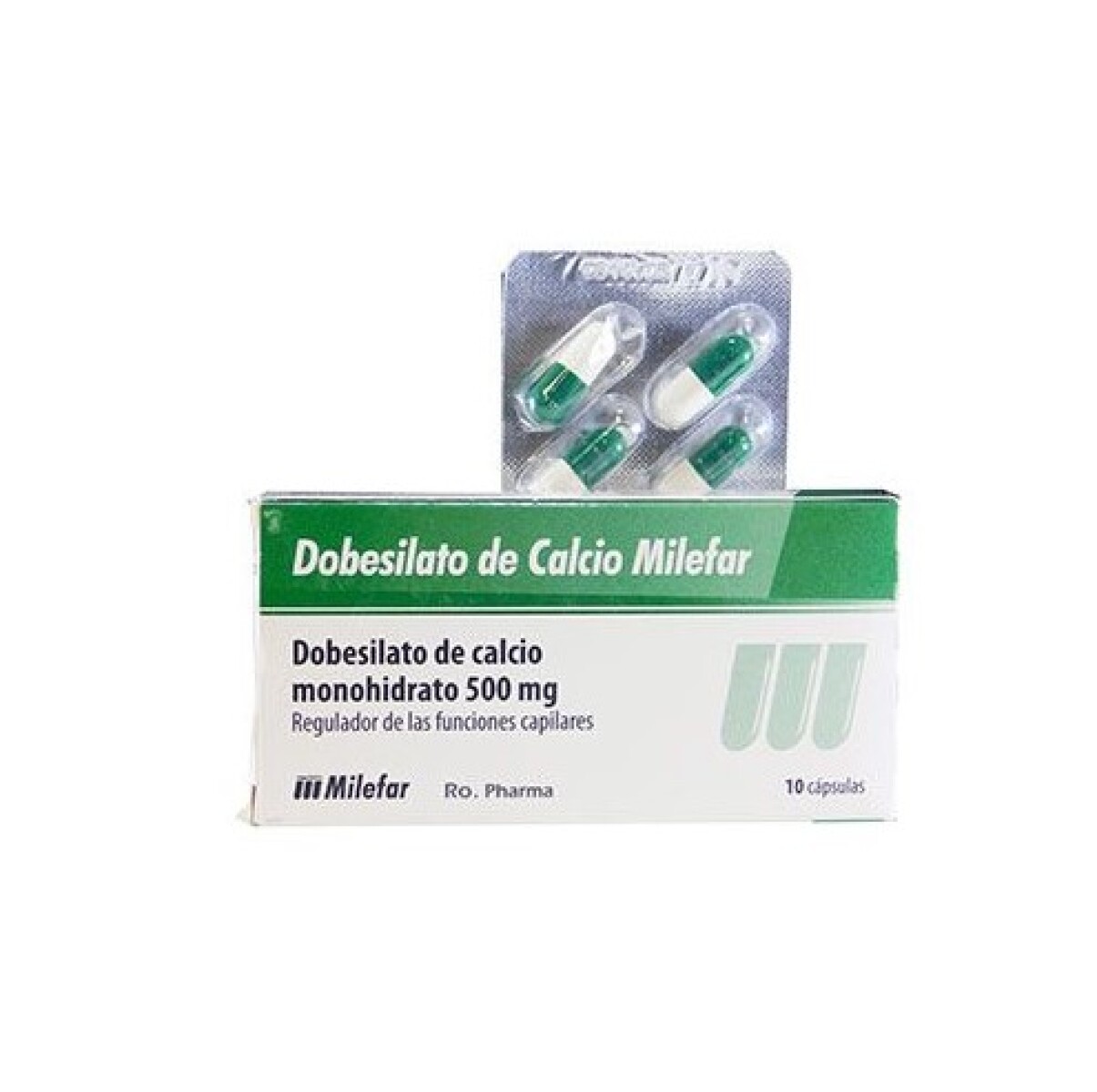 Dobesilato De Calcio Milefar 500 10 COM 