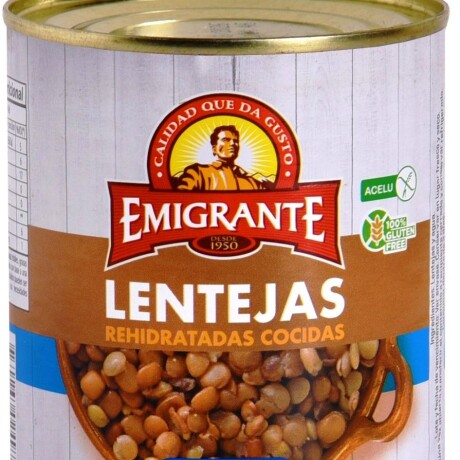 LENTEJAS S/SAL LATA 350G EMIGRANTE LENTEJAS S/SAL LATA 350G EMIGRANTE