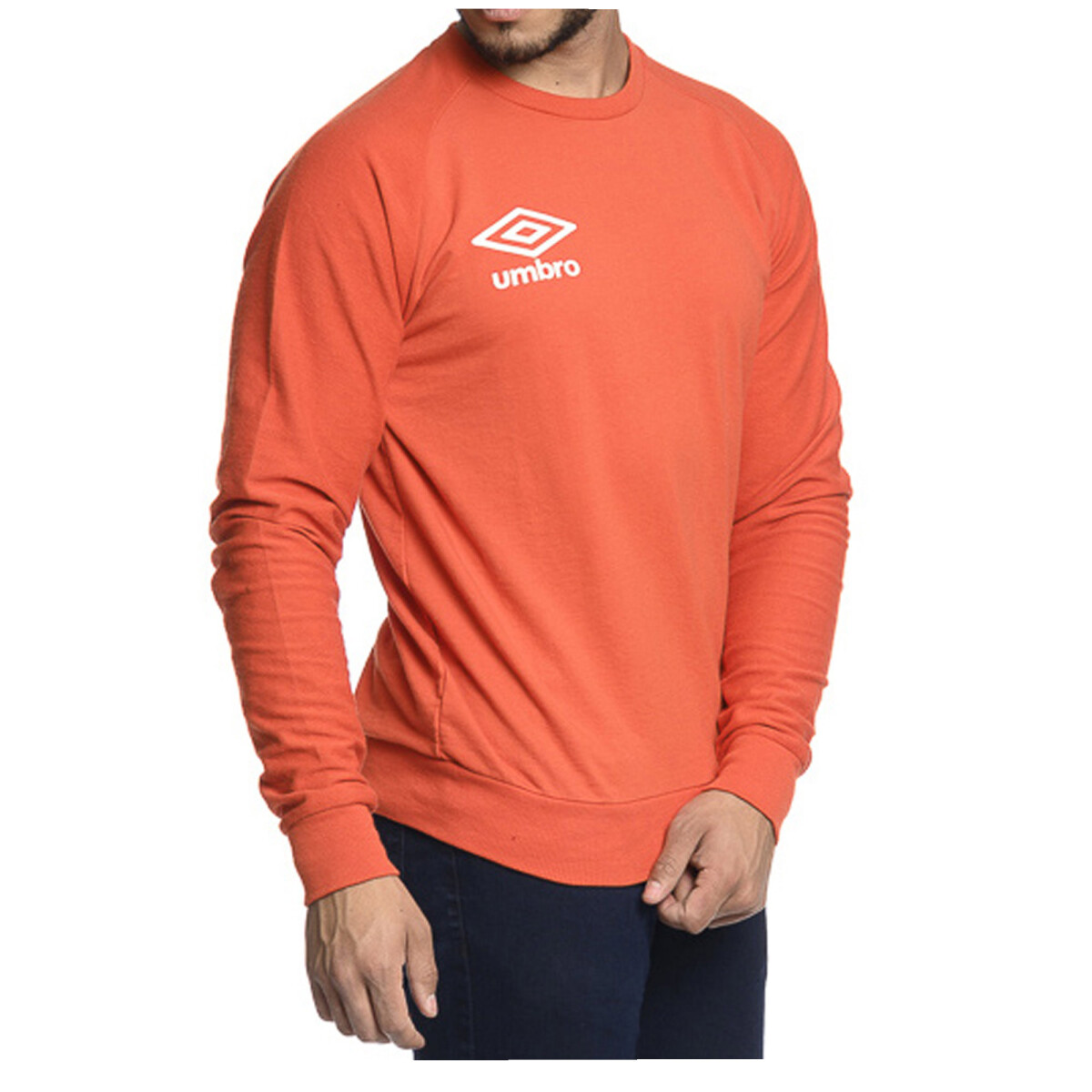 Buzo de Hombre Umbro Gok Adulto - Anaranjado - Blanco 