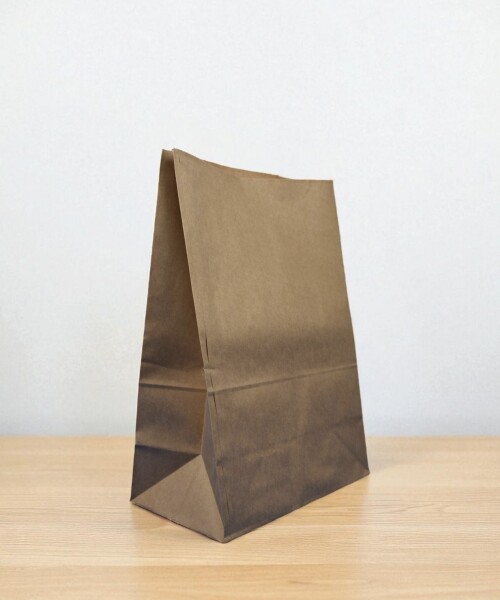 Bolsa sin asa 28x15x38 cm. kraft MADERA