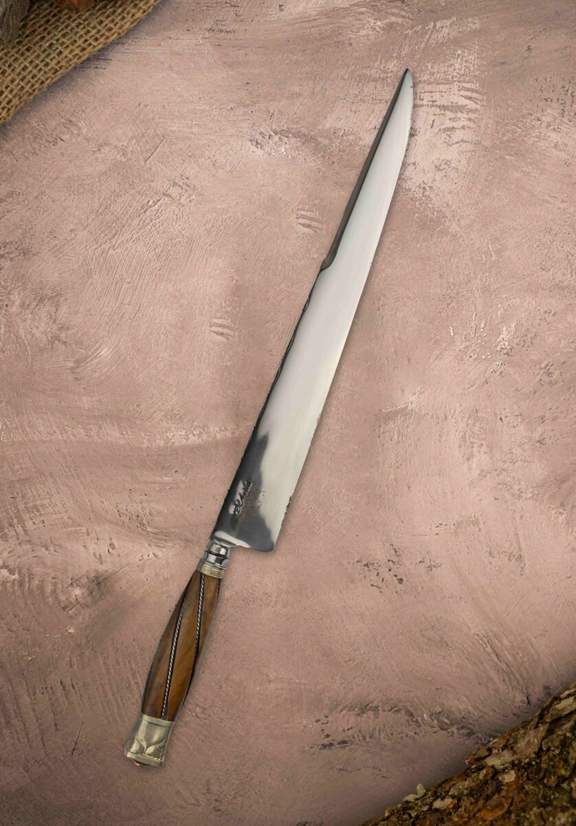 Cuchillo Retovado Especial con Vaina Cuero Picassa 