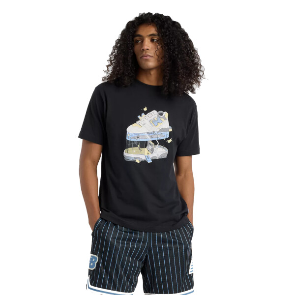 FITNESS CENTER T-SHIRT - NEW BALANCE NEGRO