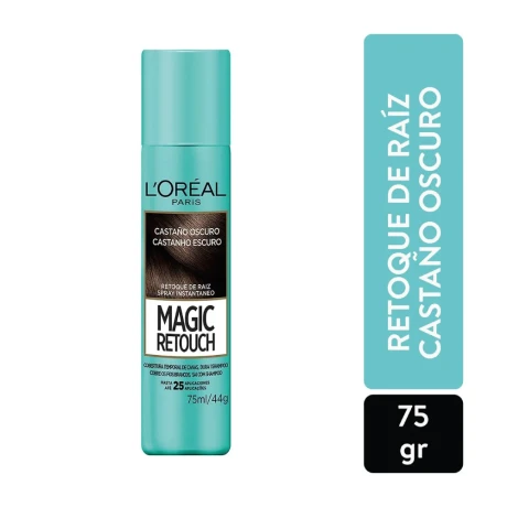 Tintura Para Cabello L'Oréal Paris Spray Magic Retouch Castaño Tintura Para Cabello L'Oréal Paris Spray Magic Retouch Castaño