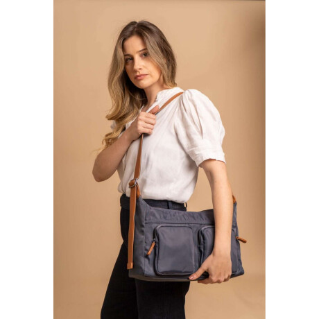 Bandolera Tahina Azul Piedra C/ Suela