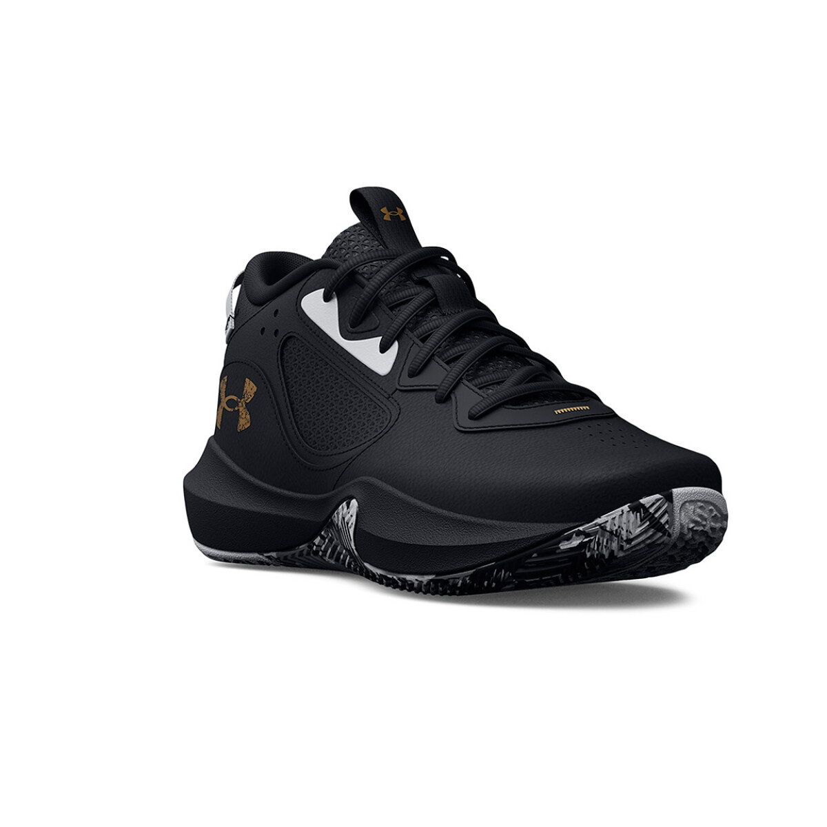 Championes Basketball Hombre Under Armour Lockdown - Negro-Dorado 