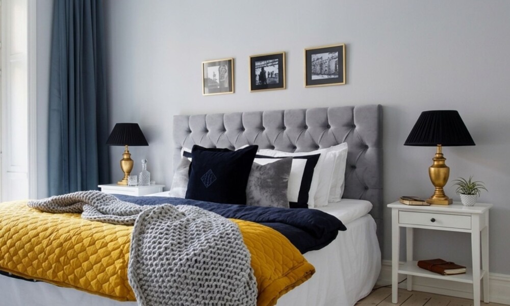 Respaldo Sommier LANNA 1.60 M capitoneado GRIS Respaldo Sommier LANNA 1.60 M capitoneado GRIS