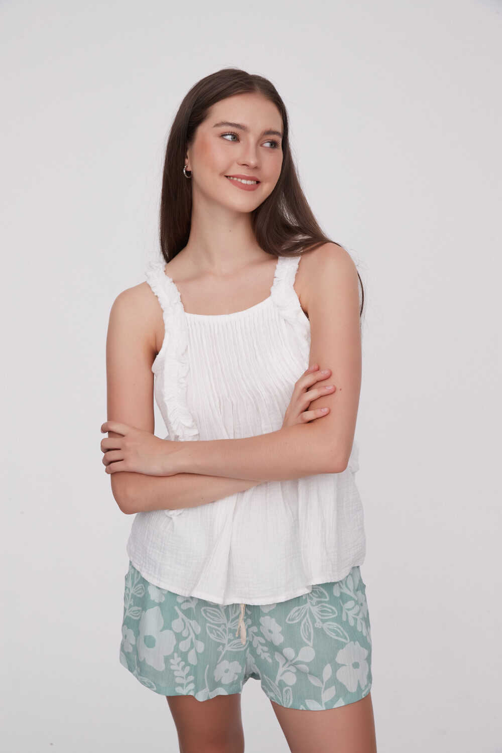 Musculosa Natasha Marfil / Off White