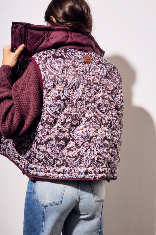 Chaleco Reversible Bordeaux