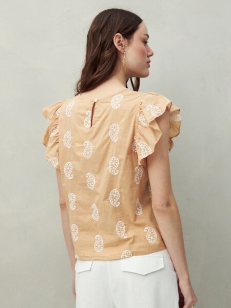 BLUZA D.CASSIN MACEDONIA CARAMELO