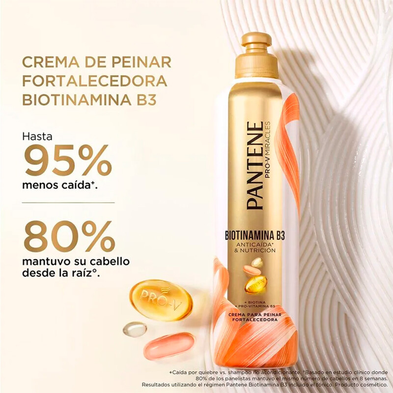 Crema De Peinar Biotinamina B3 Anticaída 300 Ml. Crema De Peinar Biotinamina B3 Anticaída 300 Ml.