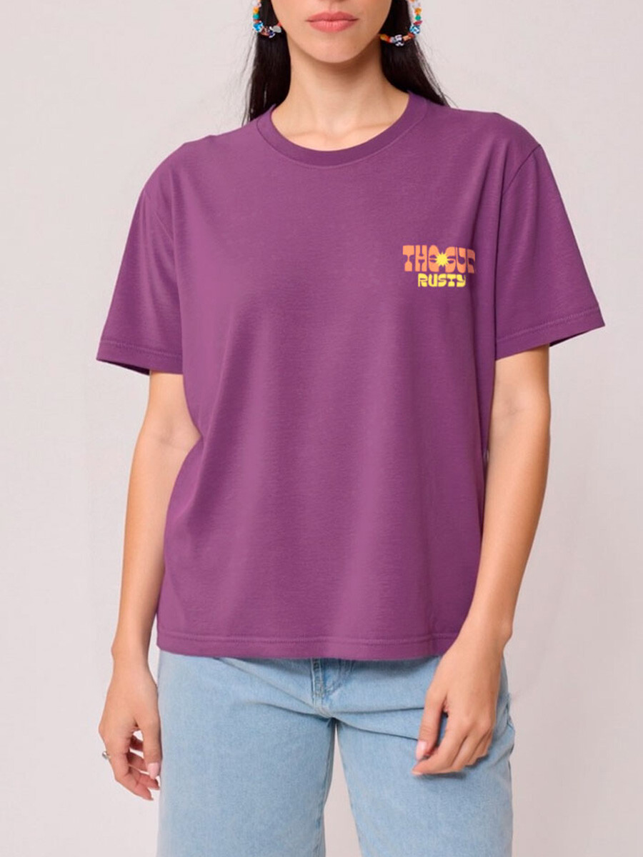 T-SHIRT ELDA RUSTY - Fucsia 