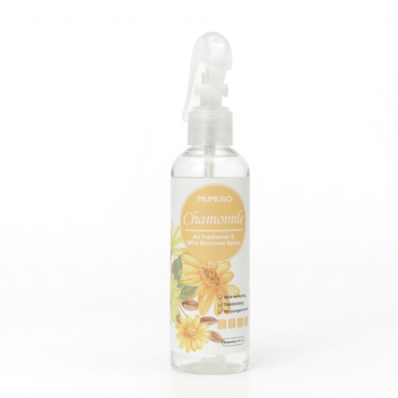 AMBIENTADOR DE AIRE Y SPRAY REMOVEDOR DE ÁCAROS (MANZANILLA/200 ML) AMBIENTADOR DE AIRE Y SPRAY REMOVEDOR DE ÁCAROS (MANZANILLA/200 ML)