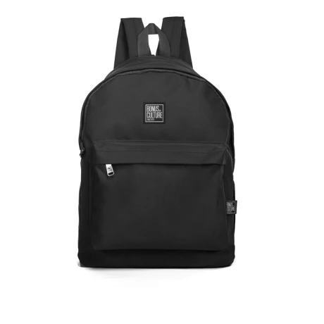 Mochila Bonus Culture Bolsillo al Frente y Red Lateral NEGRO