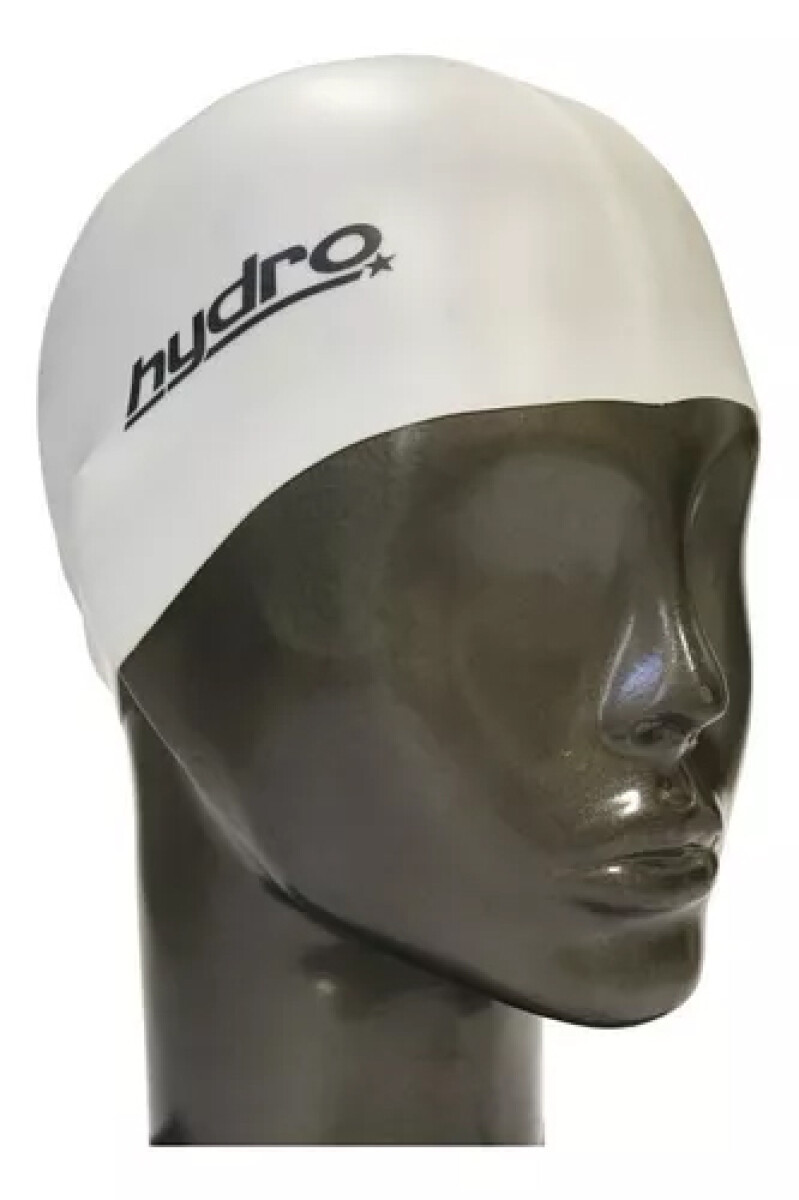 Gorra de Natación de Niños Hydro Silicona - Blanco 