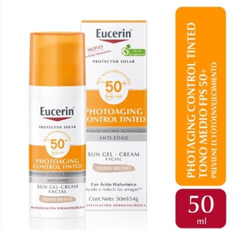 Eucerin protector solar facial FPS 50 Tono medio Eucerin protector solar facial FPS 50 Tono medio